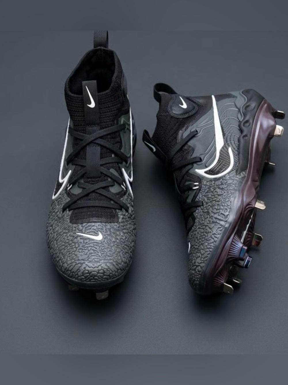 Nike Alpha Huarache NXT Men's Metal Baseball Cleats Black sz 8.5 DJ6517-010
